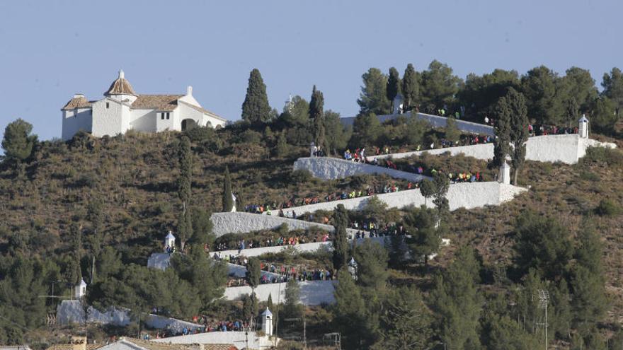 Subida al Calvario de Sot de Ferrer.