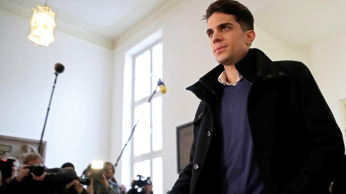 Bartra asiste a la vista por el atentado contra su equipo