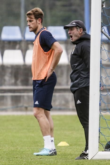 Entrenamiento del Real Oviedo