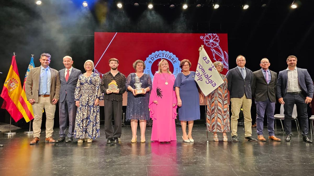Premiados de las Medallas de la Vila y del Premio Jaume Pastor i Fluixà