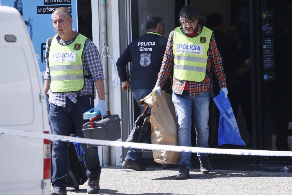 Atracament en una sucursal bancària a la Devesa.