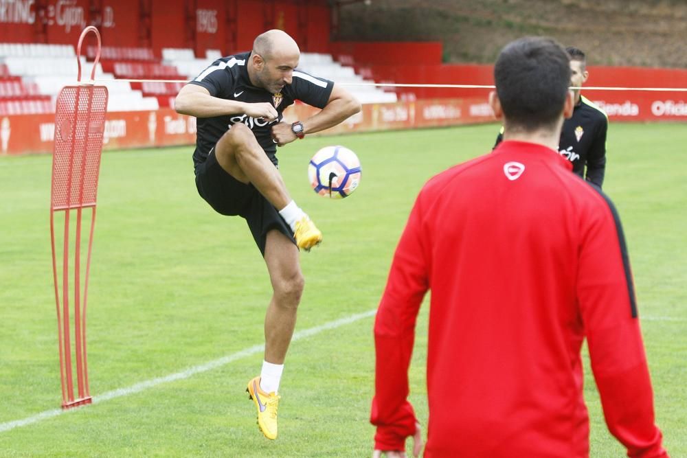 Entrenamiento del Sporting