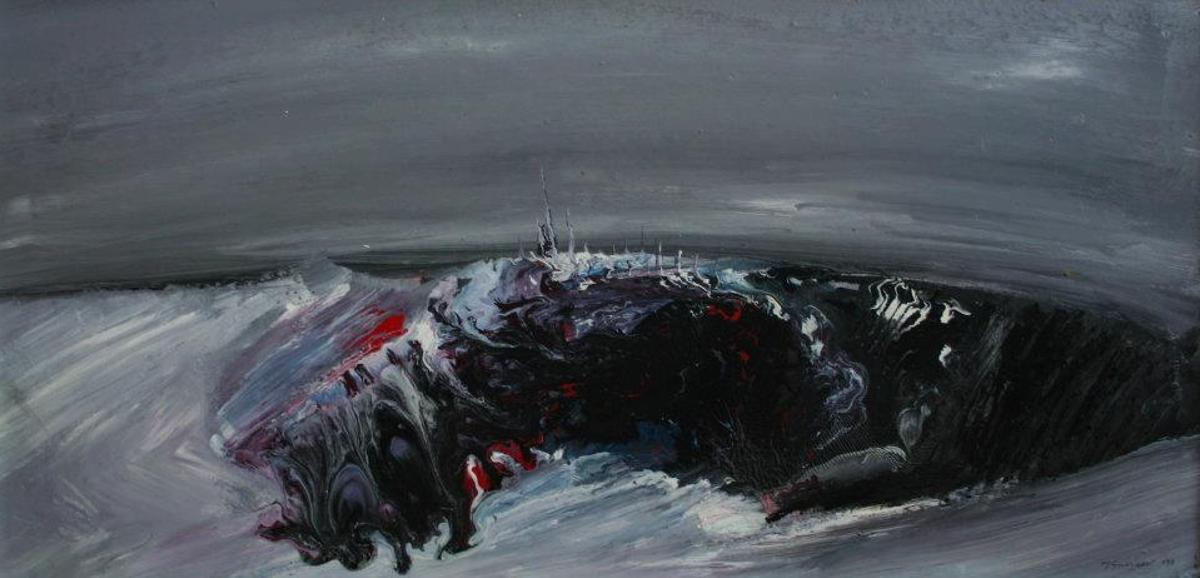 Pintura de la artista Yolanda Graziani, protagonista de una nueva entrega de la Biblioteca de Artistas de Canarias.