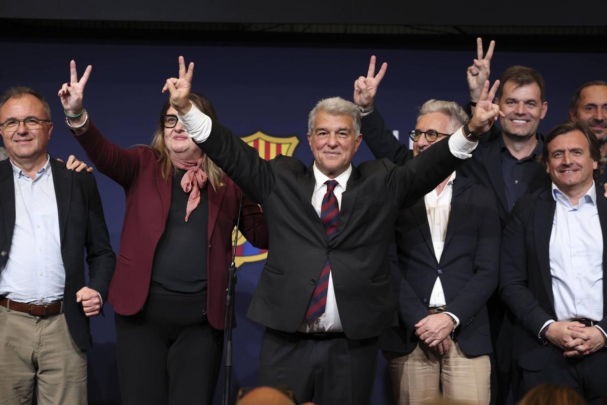 Laporta y su junta seguirán al frente del FCB durante un nuevo mandato