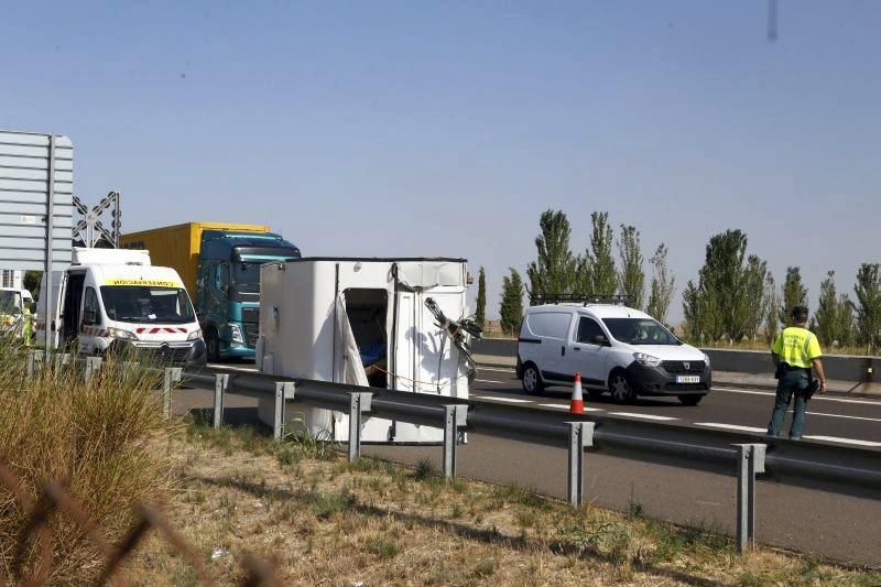 Un accidente atasca la A-2 sentido Barcelona