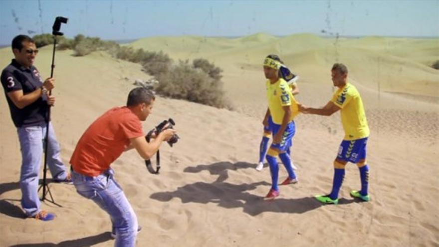 Making Of del calendario solidario 2014 de la UD Las Palmas