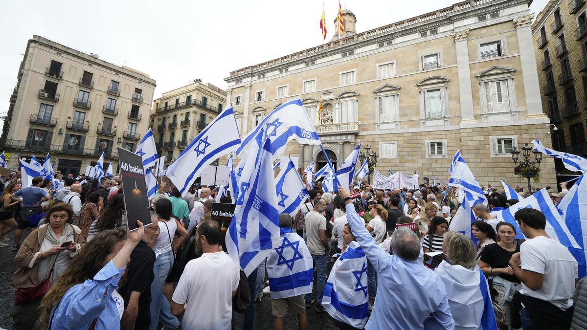 Entidades judías piden en Barcelona la liberación de los "rehenes" de Hamas