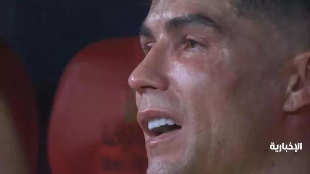 La lágrimas de Cristiano Ronaldo tras perder otro título