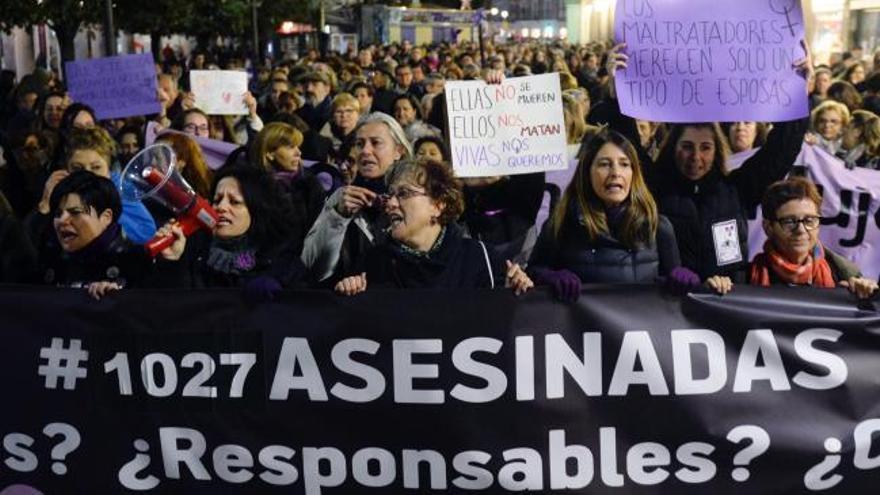 Manifestaciones en toda España claman contra la violencia de género