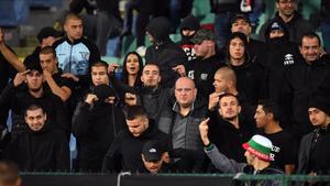 rpaniagua50404232 sofia  bulgaria   14 10 2019   supporters of bulgaria during191015185605