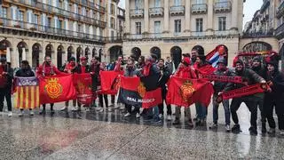 Optimismo entre la afición del Real Mallorca en San Sebastián: "Vamos a ganar con un gol de Abdón Prats"