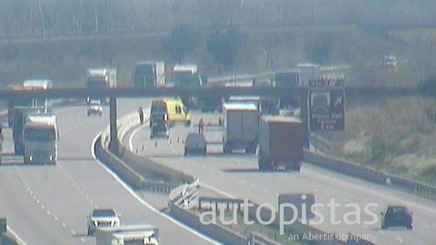 Les càmeres d&#039;autopistes han captat l&#039;accident