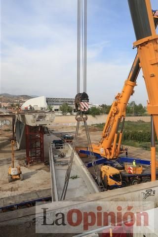 El nuevo puente en Lorca, a punto de terminar