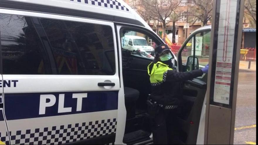 Controles policiales en Torrent