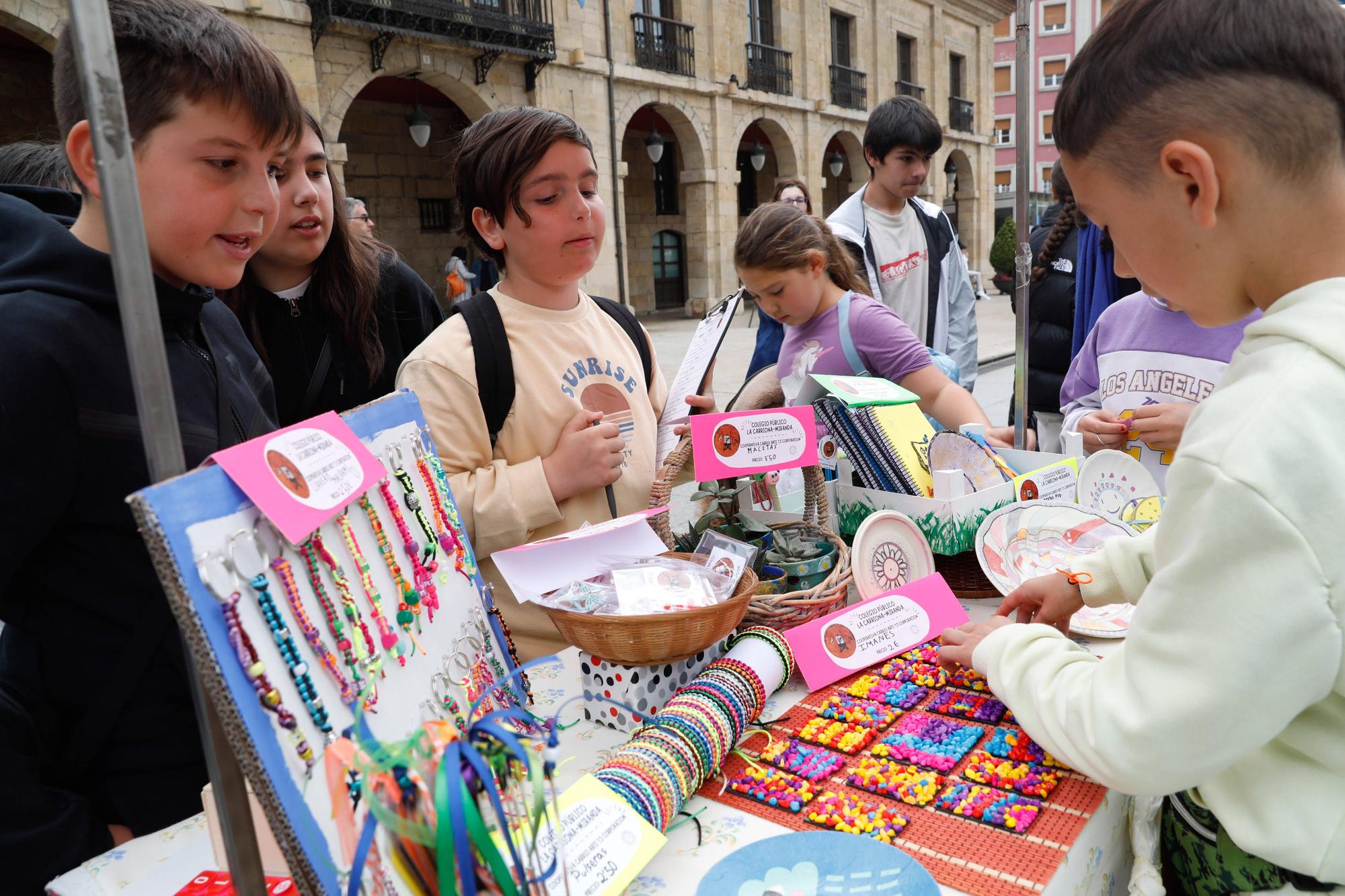 Las cooperativas escolares de Avilés toman El Parche