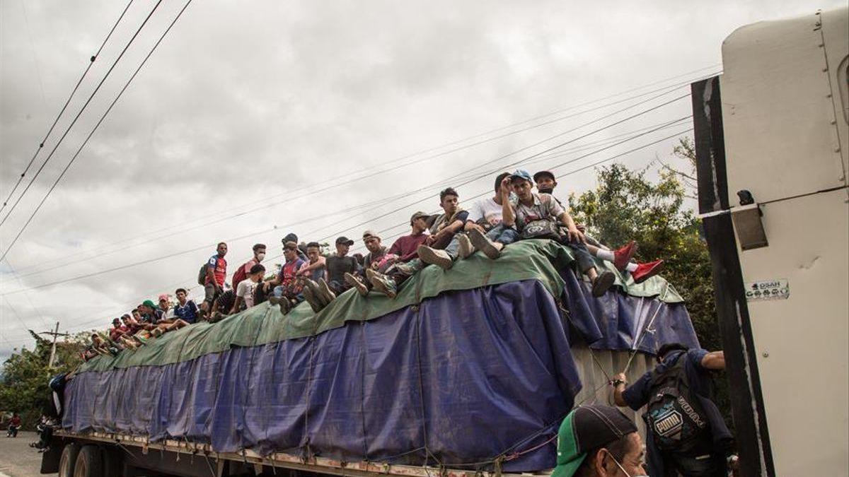 Detenida en Guatemala una caravana con 9.000 migrantes procedente de Honduras