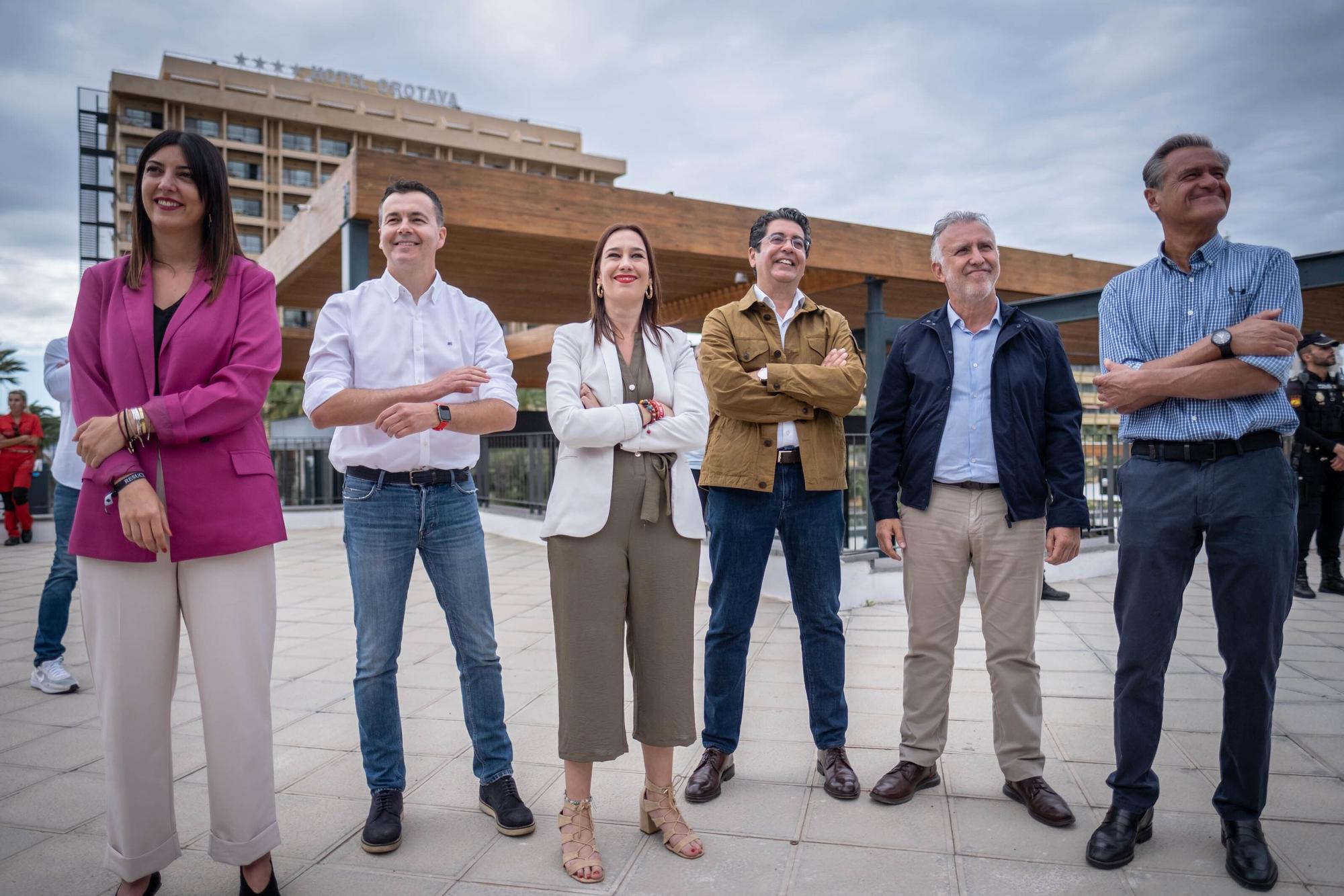 El PSOE presenta las candidaturas por la isla de Tenerife.