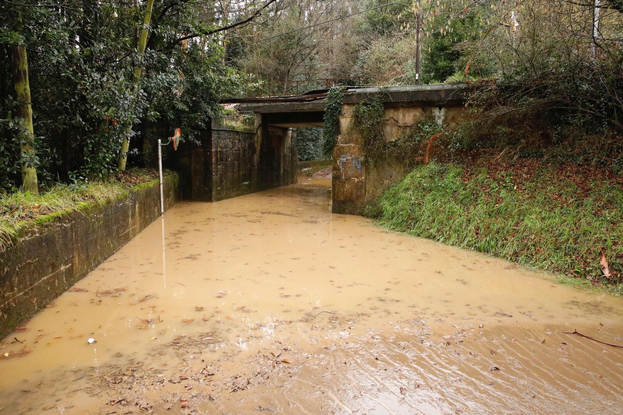 Temporal en Gijón