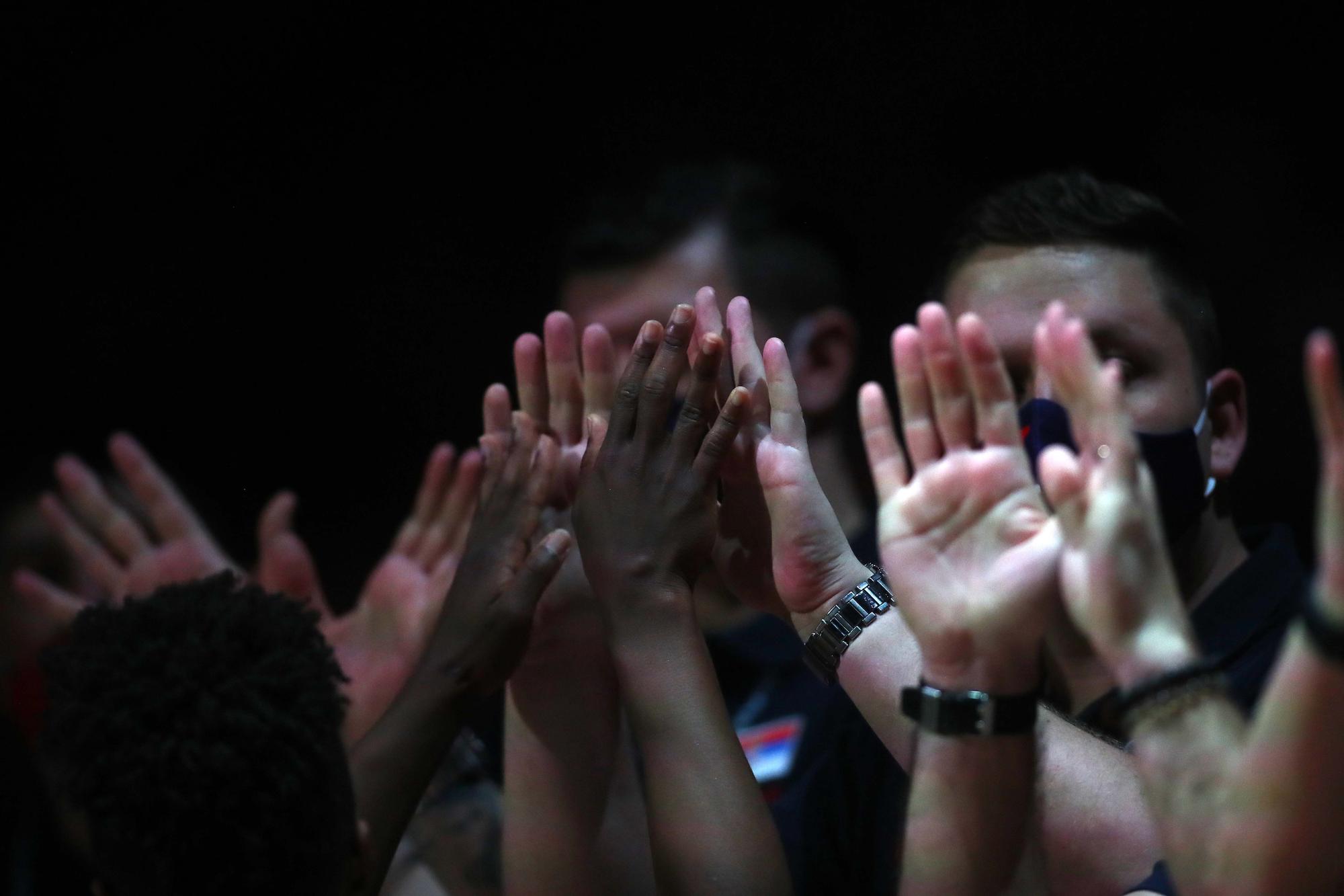 Las imágenes del Serbia - España del Eurobasket