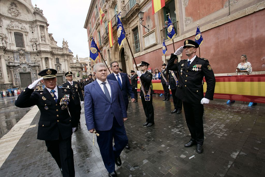 Las imágenes de la celebración de los Santos Ángeles Custodios de la Policía Nacional en Murcia