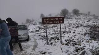 Nieve medicinal para sanar la gran herida del incendio de la Vall d'Ebo