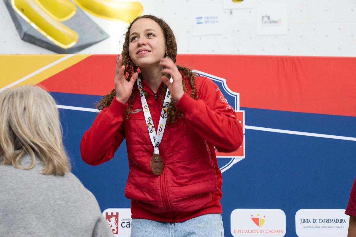 Galería | Instantáneas de la Segunda jornada de la Copa de España de Escalada en Cáceres