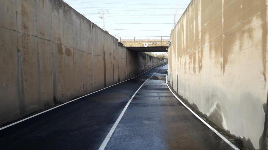 Catarroja culmina la renovación de sus accesos con la reforma del túnel de Pelayo