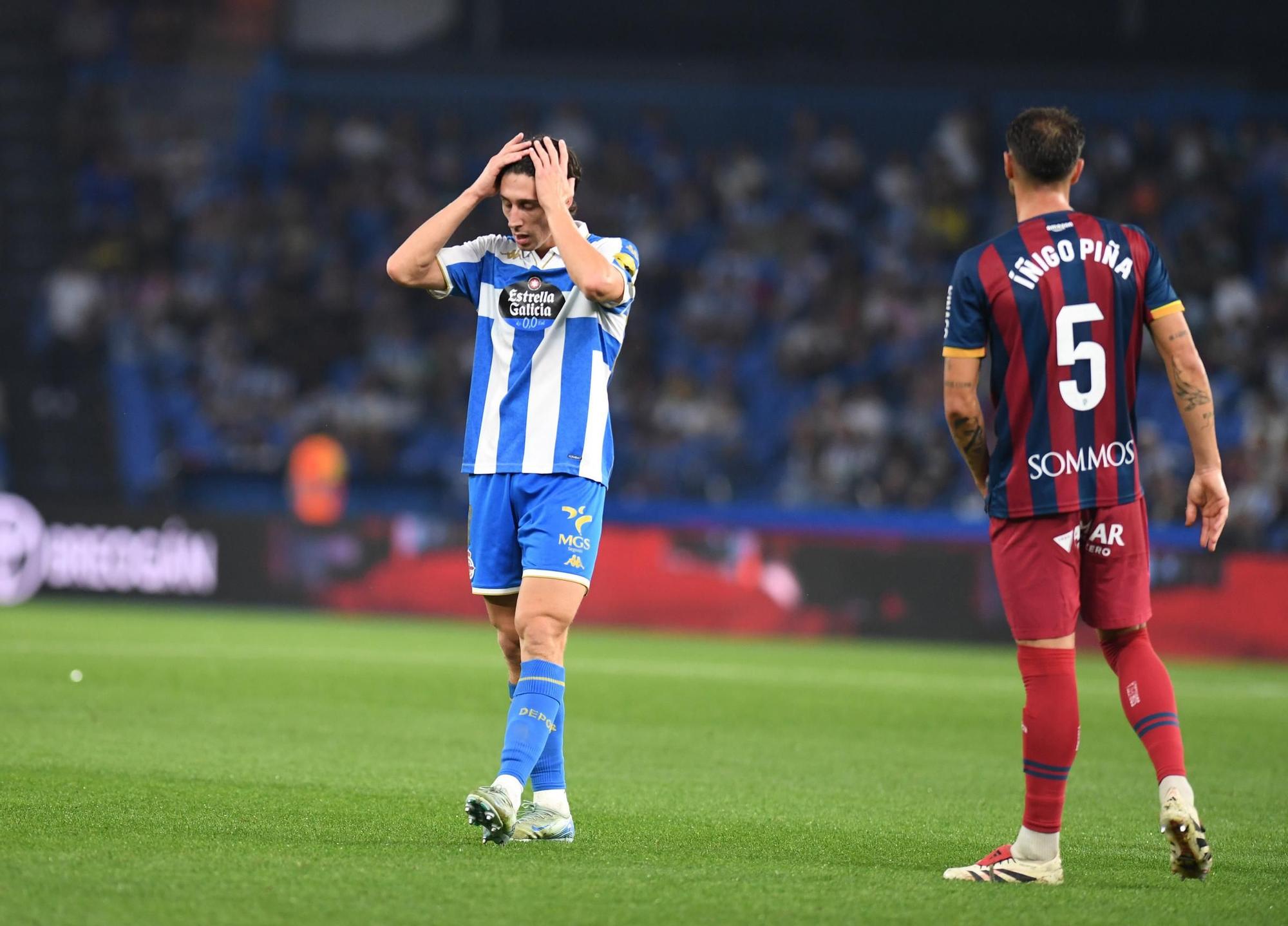 Las mejores imágenes del Deportivo - Huesca