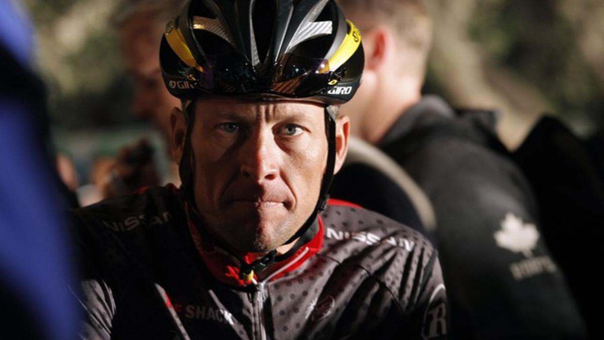 Lance Armstrong, durante una carrera ciclista en Cape Town (Sudáfrica), en marzo del 2010.