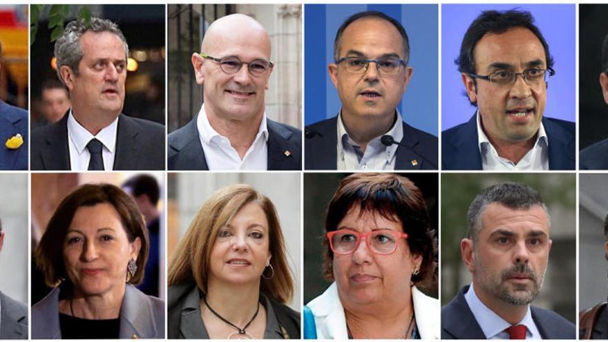 Els 12 líders independentistes jutjats