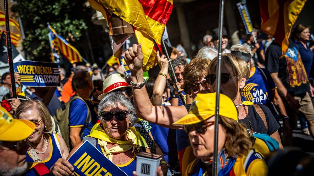 Una manifestación convocada por ANC.