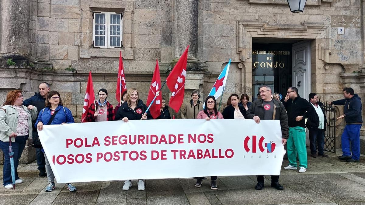 Persoal do Psiquiátrico de Conxo pide “máis seguridade” nos postos de traballo