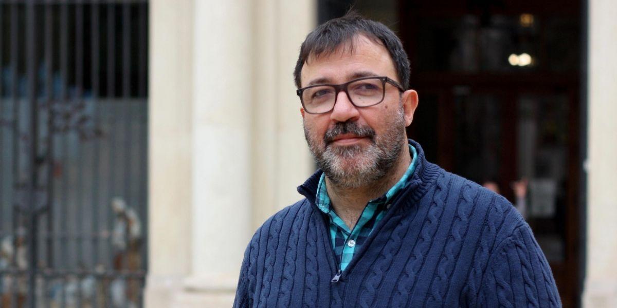 El portavoz de Compromís en la Diputación, David Guardiola.