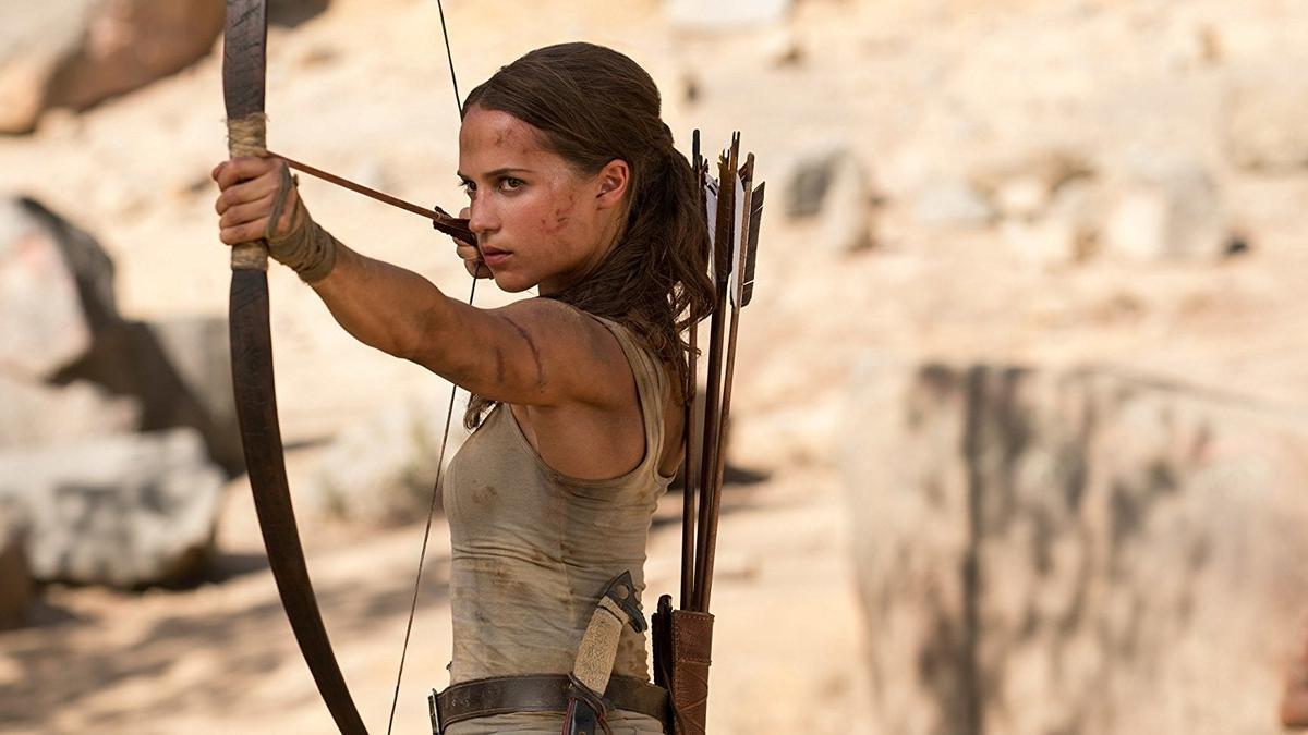 Alicia Vikander en el papel de Lara Croft