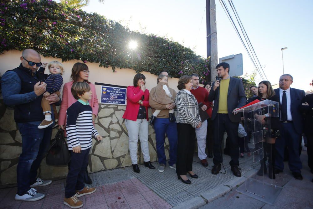 Edmundo Seva ya tiene su calle en Sant Joan d'Alacant