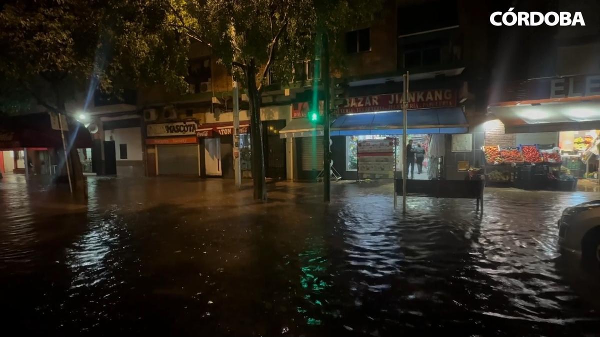 Inundaciones en Gran Vía Parque.