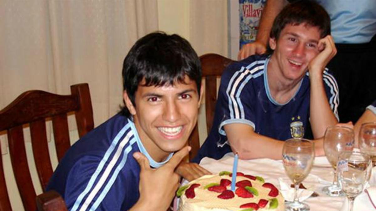 Leo Messi y Sergio Agüero mantienen una estrecha amistad desde que 2005