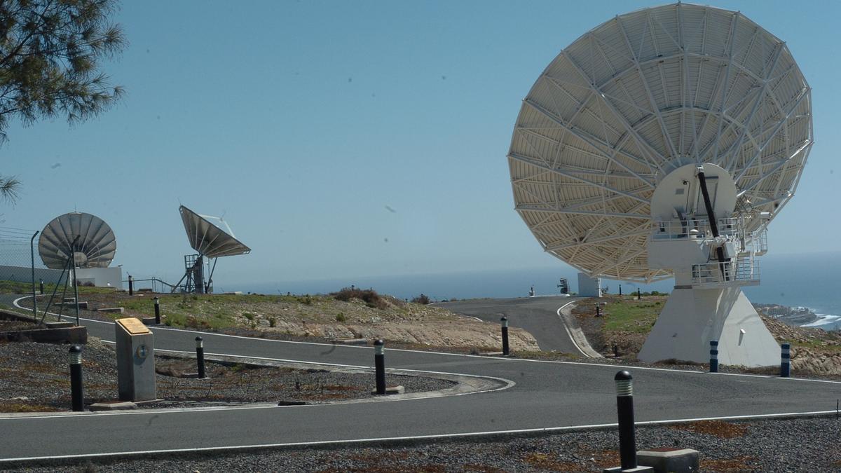 Estación Espacial de Maspalomas, en la isla de Gran Canaria.