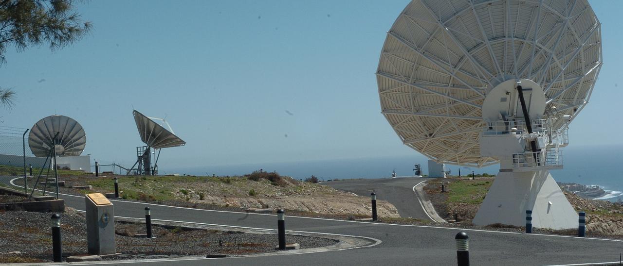 Estación Espacial de Maspalomas, en la isla de Gran Canaria.