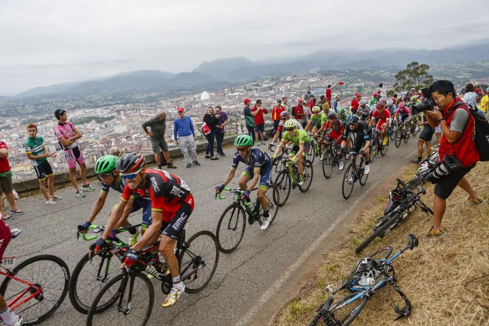 Vuelta Ciclista España, subida al Naranco