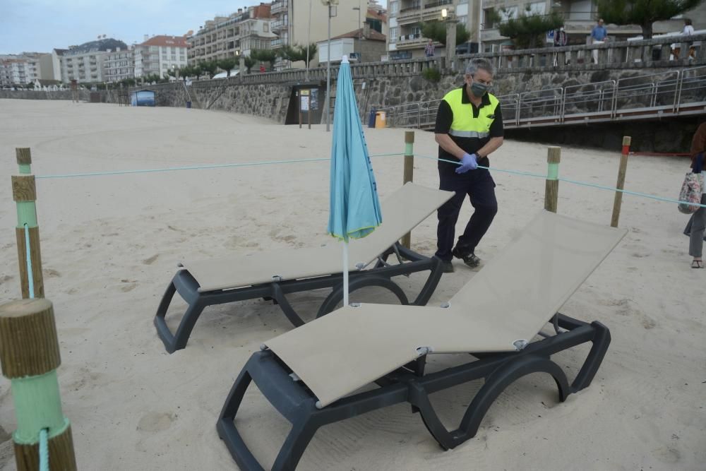 Así se organizará Silgar, la primera playa antiCovid-19 de Galicia