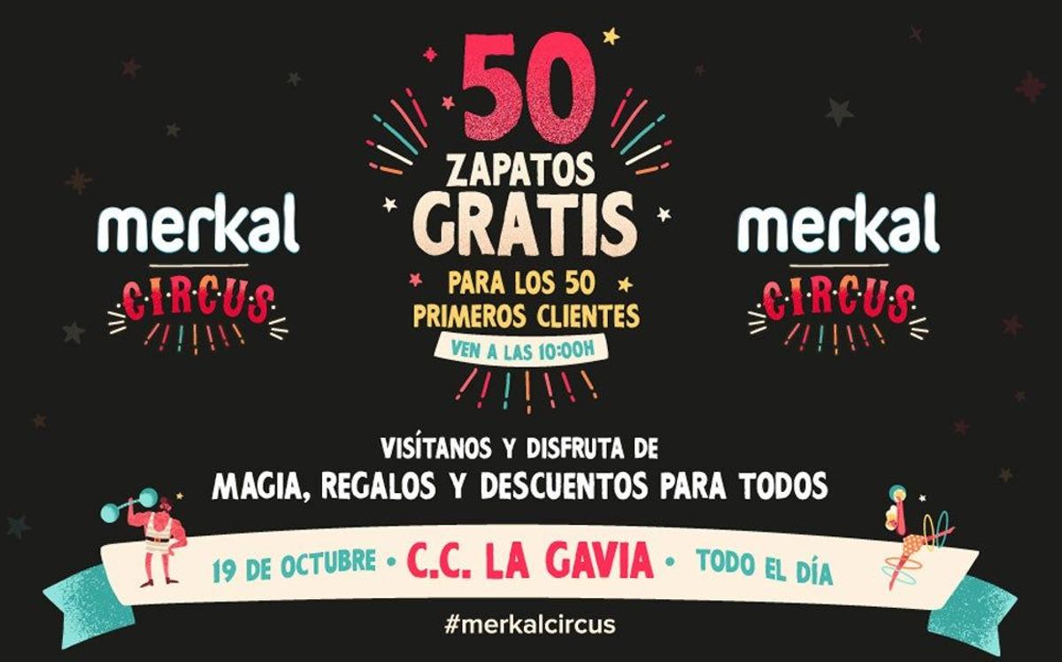 Planes de la semana: 50 zapatos gratis para los 50 primeros clientes en Merkal