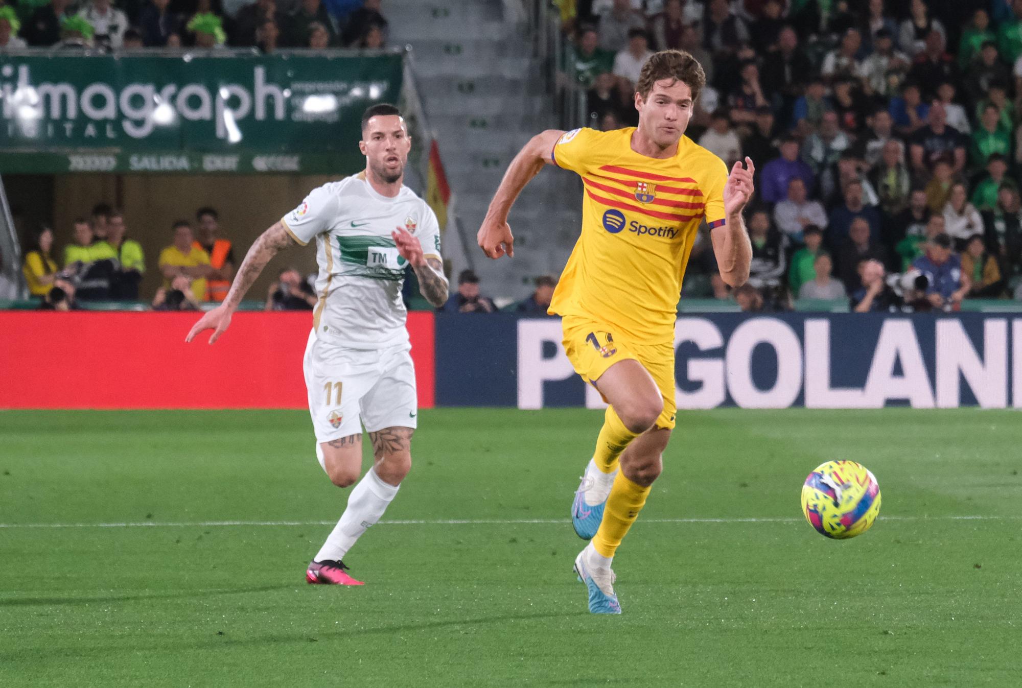 Así se ha vivido el Elche - Barça en el Martínez Valero