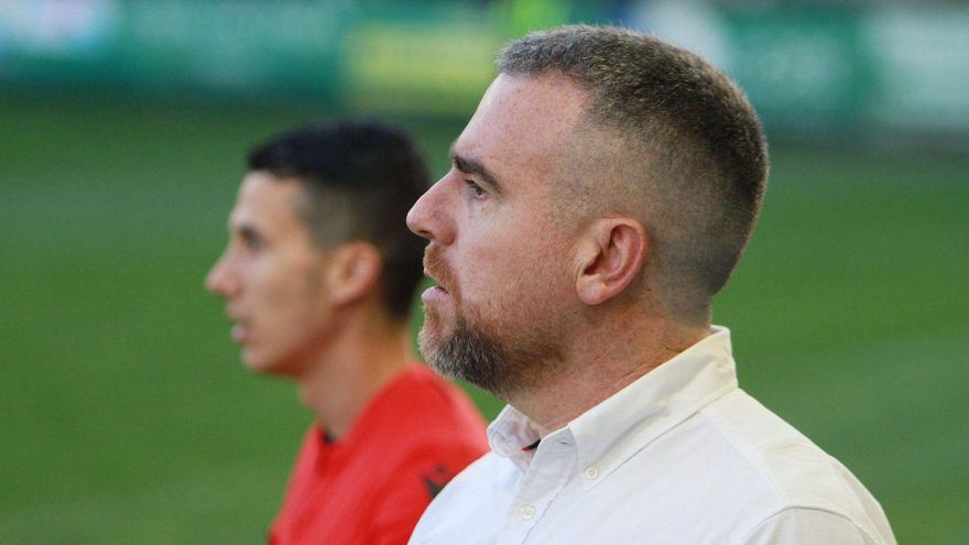 Javi Rey, durante su etapa como entrenador del Arenteiro. | Iñaki Osorio
