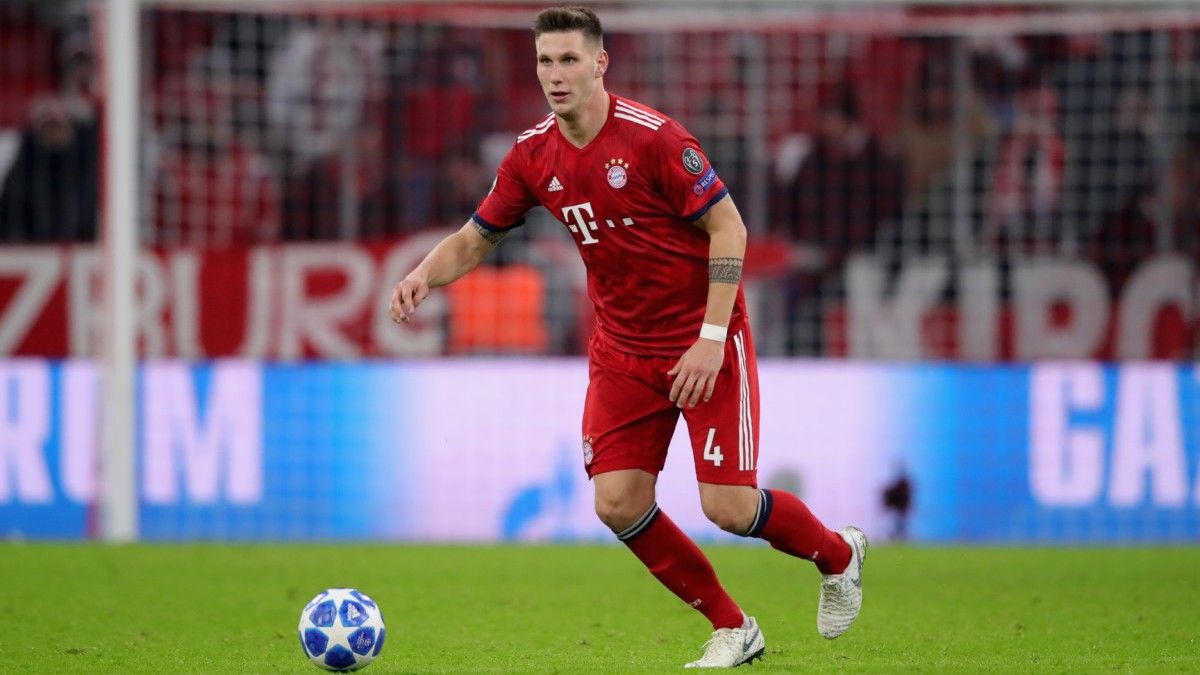 Niklas Süle durante un partido de Champions League con el Bayern de Múnich