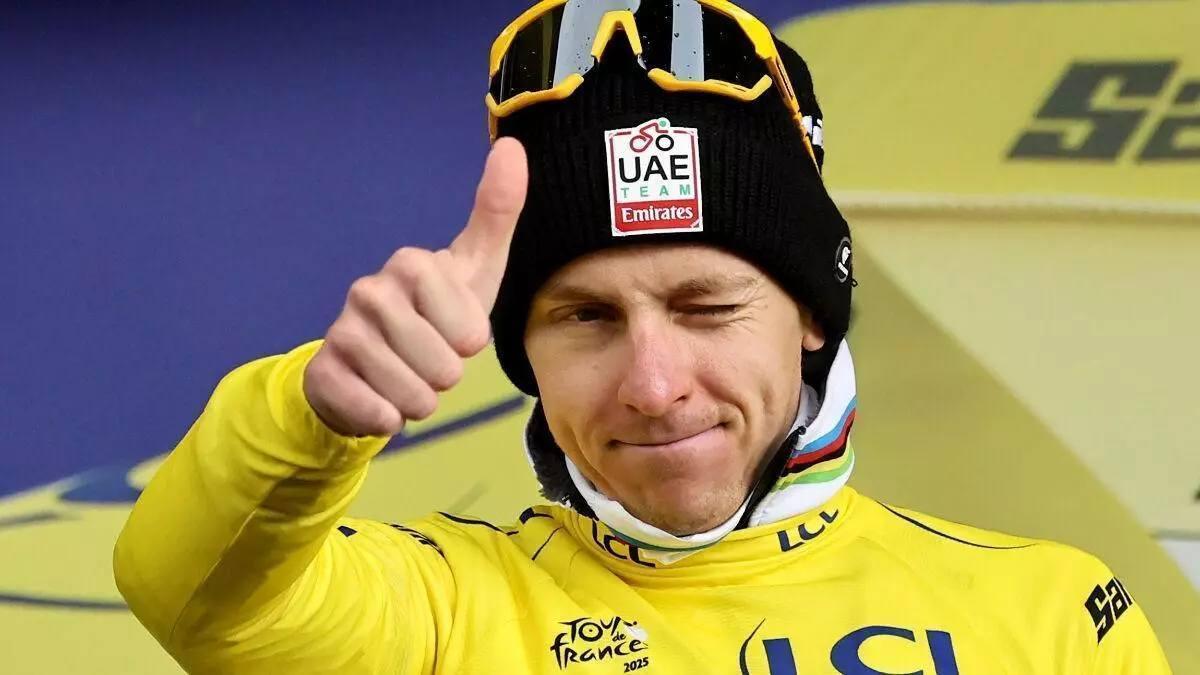 L'eslovè Tadej Pogačar, líder del Tour de França