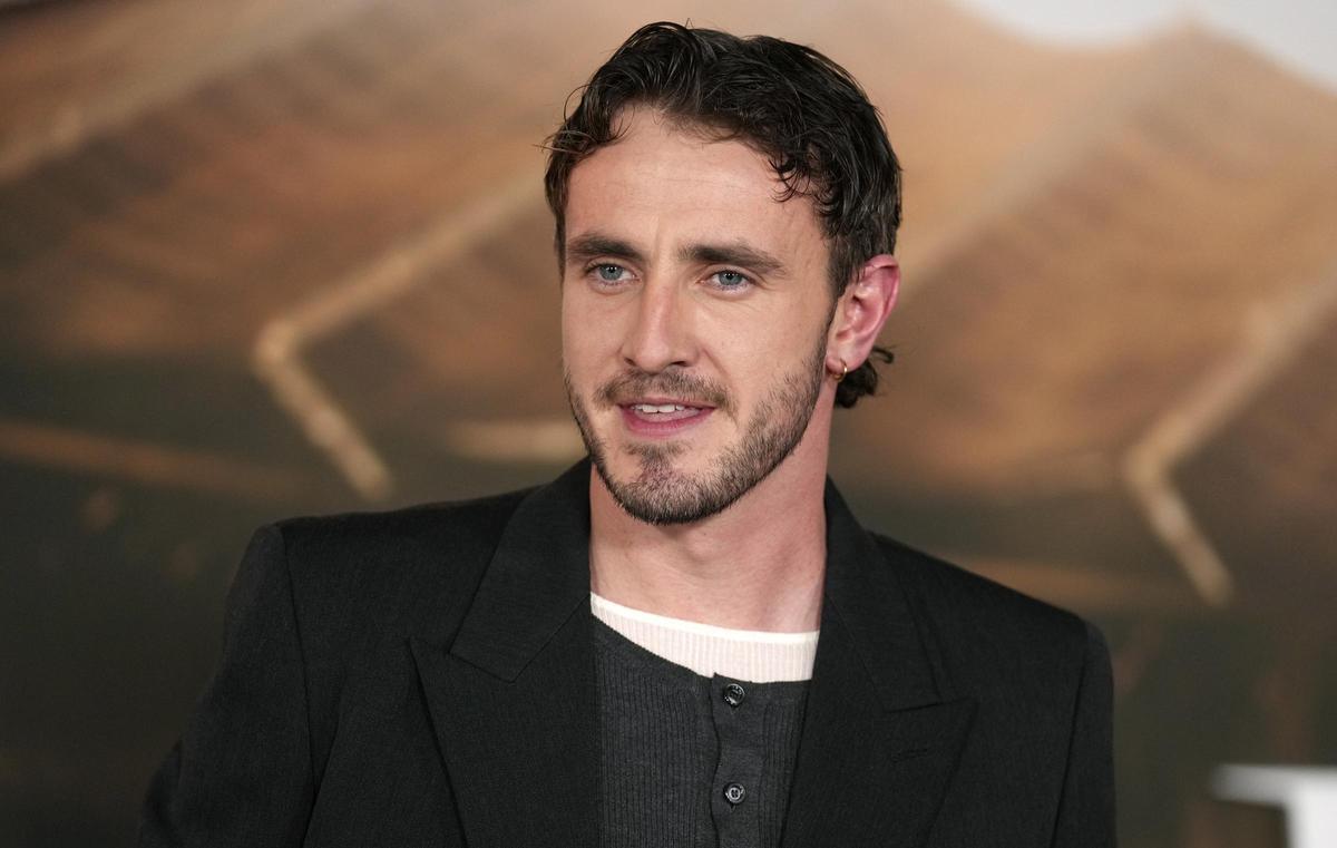 Paul Mescal, en la alfombra roja de la prèmiere de Gladiator II.