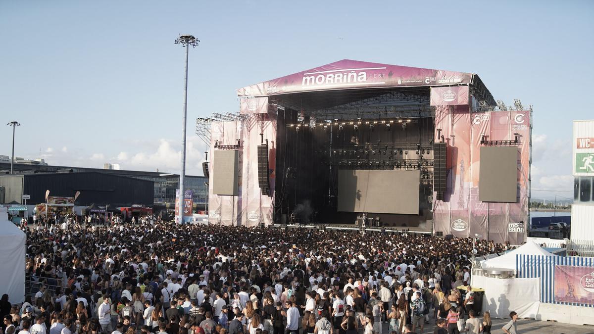 Escenario principal del Morriña Fest