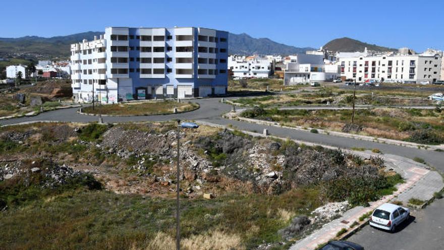 La urbanización de Arauz, completamente abandonada.