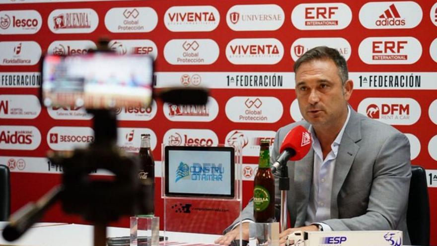 Javier Recio, director deportivo del Real Murcia. | PRENSA REAL MURCIA